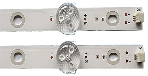 DKTR LED-Hintergrundbeleuchtung, 10 Lampen, kompatibel mit Philips 55 Zoll (14 cm) Fernseher 55PUS7503 55PUS7303 55PUS6753 55PUS6703 55PUS6162 55PUS6262 LB55073 V1_02 V0_01