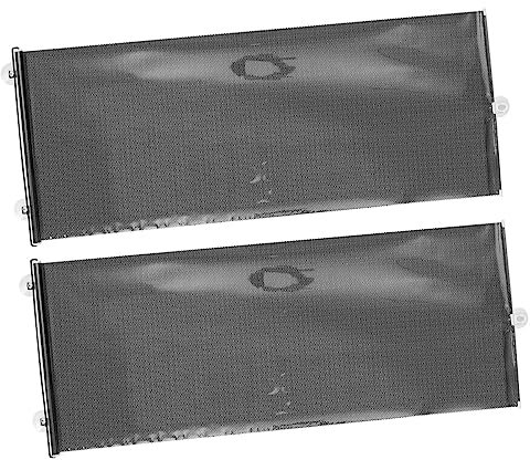 COHEALI 2piezas Cortinas Parasol para Ventana Sin Clavos Persianas Ventosa para Claraboyas Cocina Cortinas De Privacidad Transpirables Hogar