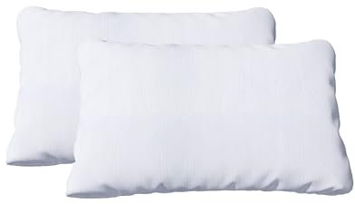 RoanHome - Coppia Cuscini Letto Matrimoniale 50x80, Guanciale Letto Ortopedico, Cuscino Antiacaro Anallergico, Imbottitura in Fiocco Siliconato, Cuscini Cervicale per Dormire Made in Italy