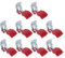 Angoily 10 Pcs Clips d'évier Encastrés Clips d'évier de Cuisine Installation Réparation Matériel Clips Support de Fixation pour Cuisine Salle de Bain Salle