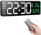 Koolertron Digital Wall Clock, 16.2 Large Display LED Digital Clock with Remote Control, Countdown Dimmer Large Clock with DST Date Week Temperature