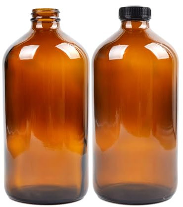 ANZAGA Growler mit Abdeckung – Bernstein – 1 l