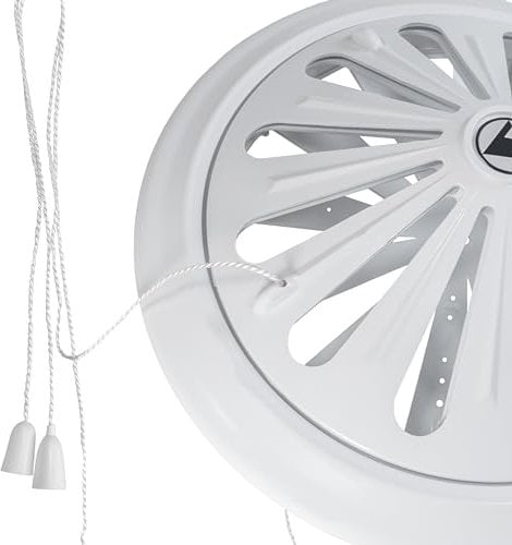 Adjustable 80-160mm Round Mechanical Airflow Vent with Pull Cord