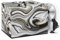 NETILGEN Meat Slicer Cover Washable Stain Resistant Deli Slicer Protective Cover Cheese Cutter Cover with Storage Pocket for Slicer's Manual, Stainless Steel Blade, Black Gold Marble