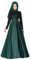 callmo Muslimisches Abendkleid FüR Damen Solide Einteiler Volle Abdeckung Lose Gebet Kleid Mit Kapuze Spitzenbluse Islamische TüRkische Dubai Stil Kaftan FüR Ethnische, Hochzeit, Abend, Party