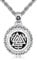 YueYuan Viking Halskette für Herren 925 Sterling Silber Valknut Wikinger Rune Kette Nordischer Anhänger Rune Schmuck Geschenke Wikinger Kultur Enthusiast Schmuck für Abschluss Geburtstag Jahrestag