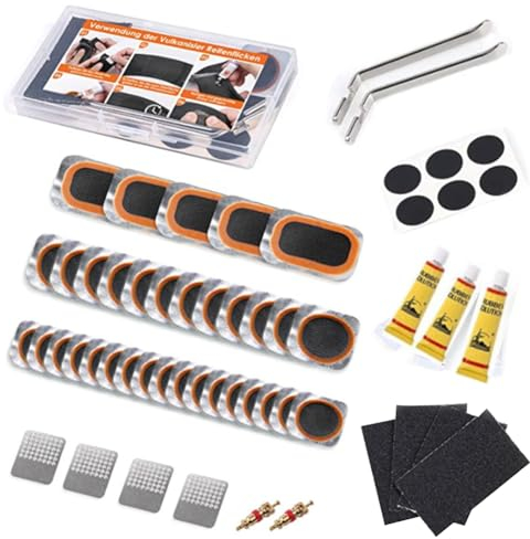 Fiorky 1. Gummipflaster + Bimetall-Hebelstange + 3-Kleber: Alles, was Sie for Reparaturen benötigen! 2. Hochwertiges Reparaturset: Gummipflaster, Bimetall-Hebelstange und 3-Kleber aus China. 3. Vie