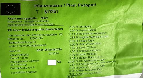 Hegering Wildackermischung 1 kg Saatgut