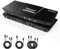 TESmart USB-C HDMI+DisplayPort KVM Switch, KVM for 2 Monitors 2 Computers with MST, EDID, 4K@60Hz USB 3.0 KVM Docking Station, Charging for Laptop, Gigabit Network, Hotkey Switch, for Laptop/Desktop