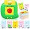 Cartes éducatives, Carte Parlante Montessori Français, Jouets éducatifs 2 Ans Jeunes Enfant Jouet Bebe Jeu Garcon Fille de 1 à 6 Ans pour écouter et Apprendre 384 Mots (Français/Anglais/Bilingue)