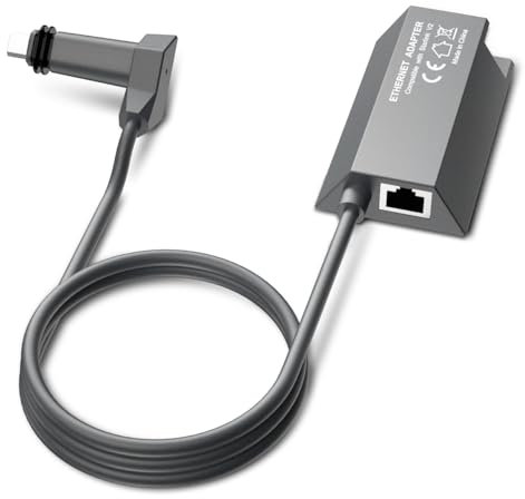 Starlink Ethernet Adapter for Wired External Network Gen2, Generic Starlink Ethernet Adapter Satellite Internet V2,Stable Connectivity