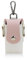 AfitLulu Petit sac de golf pour homme et femme, en cuir synthétique, ultra léger, avec crochet à clip, pour 2 balles de golf, portable, léger, avec fermeture magnétique (rose)
