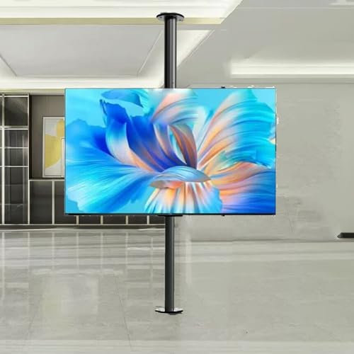 Supporto Tv Girevole Con Inclinazione E Rotazione A Movimento Completo - Telaio Girevole Per Tv Lcd A 360 Gradi, Supporto Da Pavimento Con Telaio Girevole, Base Girevole Per Mobile Tv, Staffa Da Pare