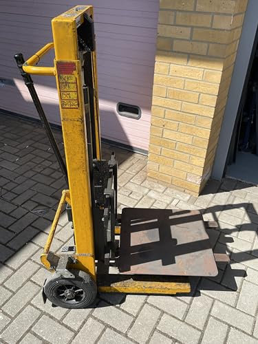 LOC Mobiler hydraulischer Hubtisch, 1500 mm Höhe, 200 kg Kapazität, zwei Nylonräder