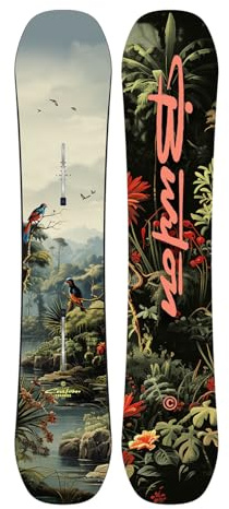 Burton Snowboard Kids' Custom Smalls Camber Graphic Jungen – Größe 145 – Grün