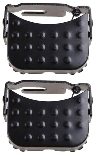 Bottone Lot de 2 pédales arrière de vélo - Repose-pieds pliables pour montagne - Repose-pieds pliables pour siège