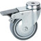 Dörner + Helmer 774511C Lenkrolle mit Rückenloch, ø 100mm, mit Feststeller