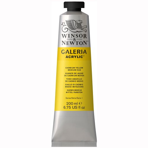 Winsor & Newton Galeria Acrylics - Cadmium Yellow Medium Hue - 200ml Tube