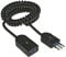 Prolunga Estensibile da 3m, Cavo H05VVH8-F 3x0,75mm², Spina e Presa 10A 2P+T, Nero
