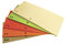 OFFICER PRODUCTSPRODUCTS 21070035-99 Trennstreifen aus Recycling-Karton, 1/3A4, 235 x 105 mm, 100 Stück, sortiert, 235x105mm