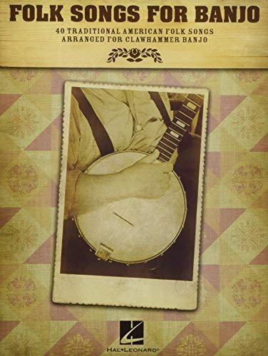 Folk Songs for Banjo: 40 Traditional American Folk Songs Arranged for Clawhammer Banjo by Michael Miles (2014-04-05)