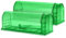 Navaris 2X Lebendfalle für Mäuse Mausefalle - 2er Set Lebend Falle für Maus - Haus und Garten Kastenfalle in Grün transparent