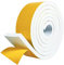 fowong Self Adhesive Weatherstripping 50mm Wide X 10mm Thick X 2m Long White Colour Closed Cell Foam Tape Home Window Door Draught Excluder