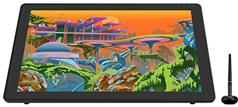 Huion Kamvas 22 Grafiktablett mit Display, 120% sRGB PW517 Batterieloser Stylus Verstellbarer Ständer, 21,5-Zoll-Zeichentablett für Windows-PC, Mac, Android
