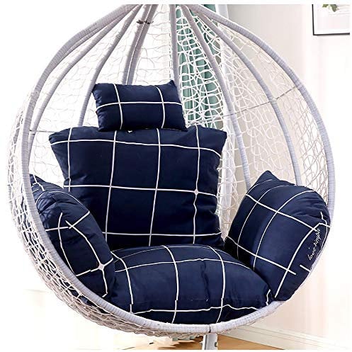 Hängesessel Kissen Ei Hängematte Stuhl Kissen Schaukelsitz Kissen Hängesessel Pad für Garten Schaukel Sitz für Indoor Outdoor Patio Yard Garden (kein Stuhl)