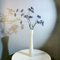 Cutfouwe Vase Weiß Matt für Pampasgras, Schmal 40 cm Hoch, Bodenvase Keramik, Trockenblumen Vasen, Blumenvase Dekozweige, Modern Deko Vase Skandinavisch für Home Office Dekoration