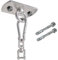 Pina DESIGN seit 1979 - Hängesessel Deckenbefestigung aus V2A Edelstahl - Profi Halterung mit hoher Tragkraft für Schwebesessel Liebesschaukel Hängematte: (Beton-Set + Karabiner + Drehwirbel)