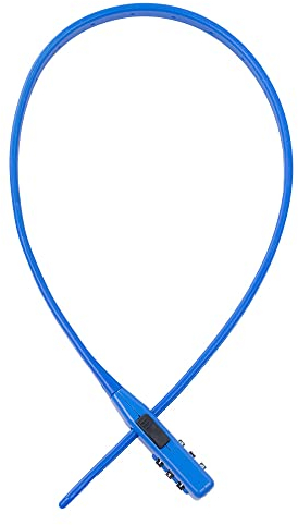 Oxford Products, Blue, One Size LK152 Combo Multi-use Security Tie & Bike Combination Cycle/Cafe/Buggy/Ski/Helmet Lock