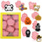 8 stück Halloween Ausstechfomen Set, Ausstechformen Kürbis Fledermaus Geist Totenkopf Katze Spinnennetz Süßigkeit Hexenhut Keksausstecher für Backen mit Kinder, Keks, Backen Fondant Cutters (H)