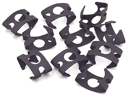 20 x YOU.S Original Bremsschlauch Bremsleitung Halteklammer Befestigung Ø 10 mm Universal schwarz