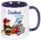 Namenstasse Schulkind | Name und Motiv, personalisiertes Geschenk Schulanfang Tasse Schulstart, Kinder, Schultüte Einschulung Zuckertüte Erste Klasse Kleinigkeit Mitbringsel (Feuerwehr)
