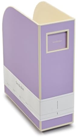 Semikolon 370095 Stehsammler A4 - Zeitschriften-Sammler, Dokumenten-Ordner, Format 10,5 x 26 x 31 cm - lilac silk lila