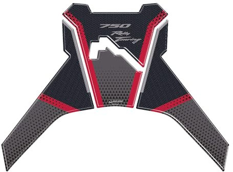 labelbike - Adesivo 3D Paraserbatoio Moto Decorazione e Protezione con Licenza Ufficiale Honda in Resina compatibile con Honda Transalp 2023