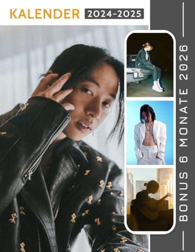 Kalendar 2024 - 2025: Promi- und Unterhaltungs kalender, umweltfreundlich, Jan 2024 bis Jun 2026, 30 Monate, 17 x 11 geöffnet, dickes und stabiles ... für geliebte Fans, deutsche Feiertage