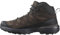 Salomon X Ultra 360 Leather Mid Gore-Tex wasserdichte Herren Wanderschuhe, Outdoor-bereit, Grip, Schutz bei jedem Wetter, Dark Earth, 48
