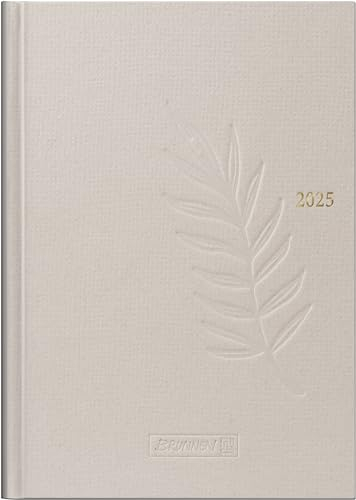 BRUNNEN Buchkalender Mod. 796 2025 | A5, Karton, hanf
