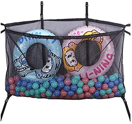 Filet De Rangement pour Piscine, Sac De Rangement Suspendu pour Piscine, Sac en Filet pour Organisateur Flotteur Piscine pour Anneau De Natation, Balles, Gonflables