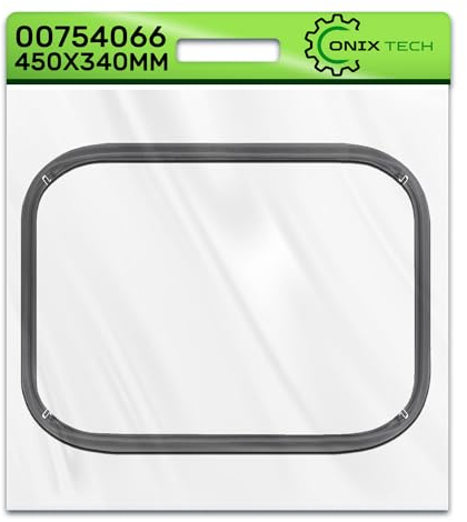 Joint Four 450x340 mm avec le Code Original 00754066 754066 pour Bosch pour Siemens pour Neff - Joint Porte Four Dispose de 4 Crochets - Garantie de 5 Ans - ONIX TECH