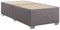 vidaXL Bettgestell, Bettrahmen mit Lattenrost, Polsterbett Bett für Schlafzimmer, Einzelbett Schlafzimmerbett, Grau 100x200cm Kunstleder