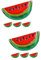 PHENOFICE 8 Stk Fruchtbrosche Brosche mit Wassermelone Schal Cardigan Clips Anzugbrosche Stift Wassermelonen-Brosche Fruchtige Brosche Wassermelonen-Schalnadel Frauen kleiden Clips Legierung