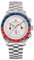 Pagani Design Herren Uhren VK63 Quarzwerk Edelstahl 100M Wasserdicht Mond Armbanduhr Chronograph 1701 V3, Stahlrot, Blau, Weiß, Klassisch