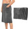 Saunakilt Herren, Saunahandtuch Herren, Verstellbare Elastisch Herren Saunatuch mit Druckknopf, Größe Herren Badetuch Kilt Schnell Trocknendes für Sauna, Dusche, Spa, Fitnessstudio, 70 x 140 cm