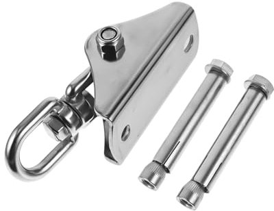 TOYANDONA Heavy Duty Swing Hangers Hammock Hooks Heavy Duty Silver Swing Hooks Heavy Duty Stainless Steel Ceiling Plant Hook