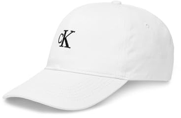 Calvin Klein Damen Verschluss Monogram Embroidery Baseball Cap Lv04k5024g