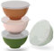 Greentainer Schüssel 24 OZ Müslischalen mit Deckel/Salatschalen, 4er 710ml Unbreakable Cereal Bowls|Obstschale, Suppenschüssel für Kinder und Erwachesene|Leicht & Bruchsicher