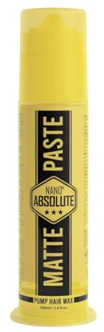 Nano Absolute Pump Hair Wax Matte Cream Paste 100ml – Matte Haarpaste Herren – kein Glanz & flexibler Halt – für Haarstyling mit natürlichem Finish & Textur - haarwachs Männer